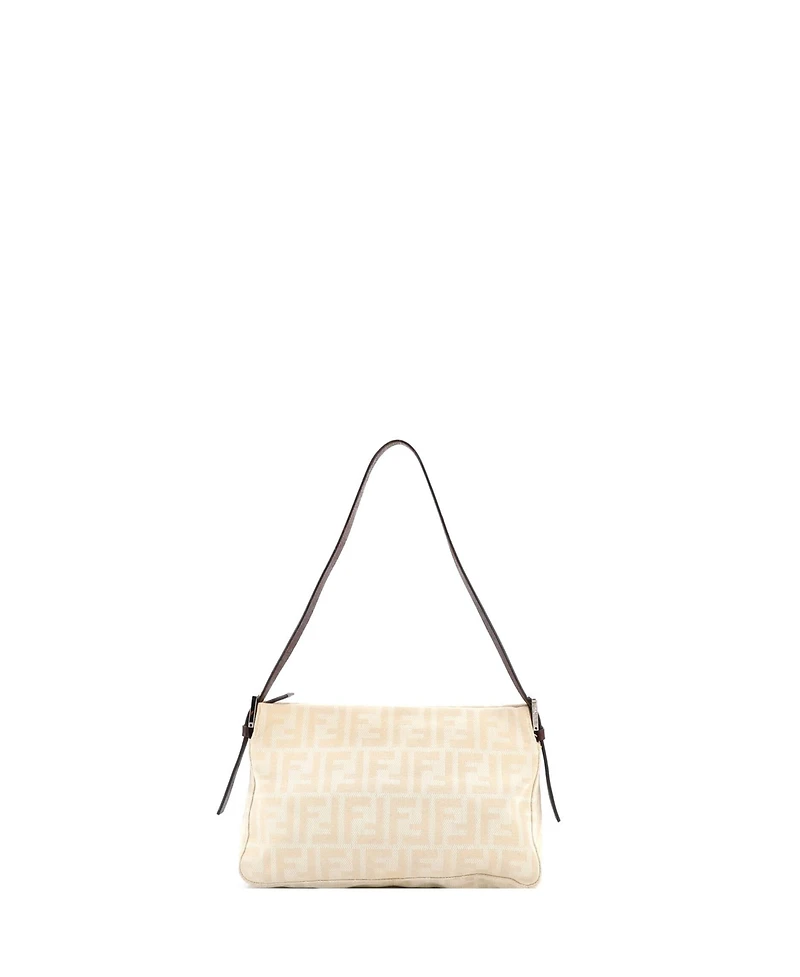 Pre-Owned Fendi Small Vintage Pocket Shoulder Bag Zucca Canvas