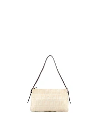Pre-Owned Fendi Small Vintage Pocket Shoulder Bag Zucca Canvas