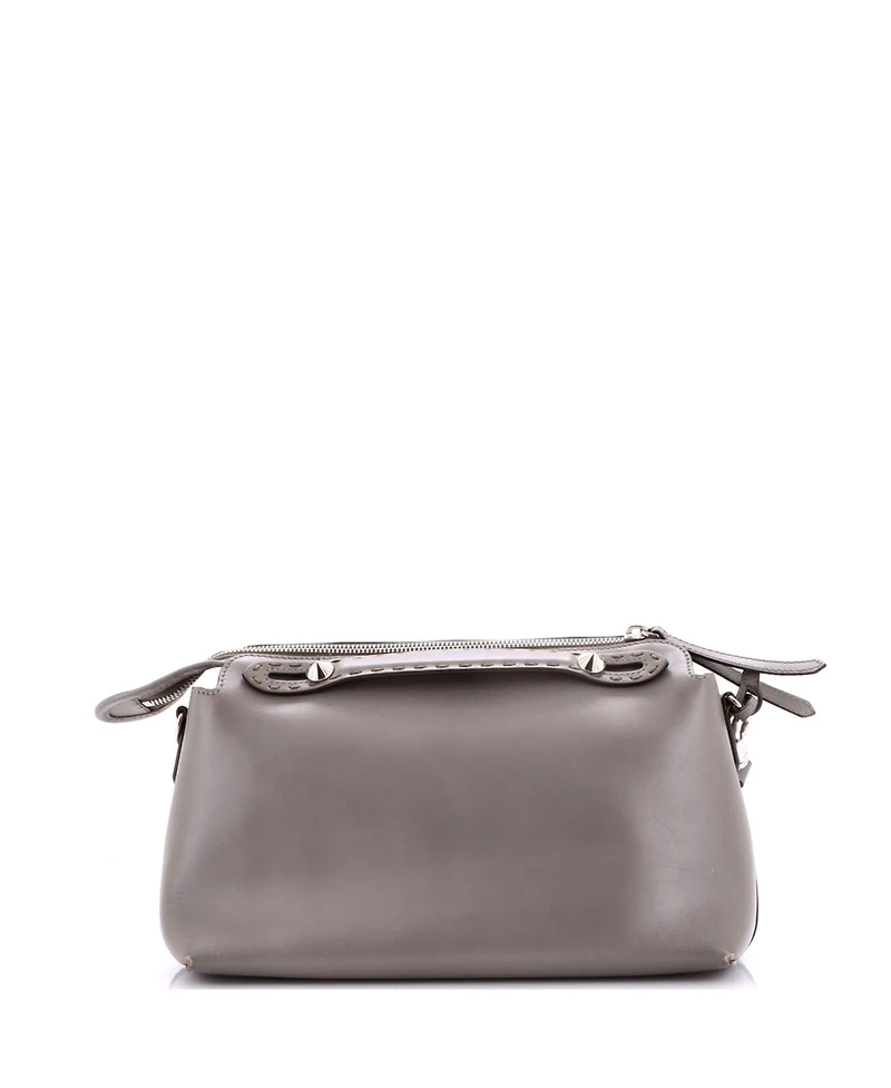 Pre-Owned Fendi Medium Logo By The Way Satchel Embossed Leather