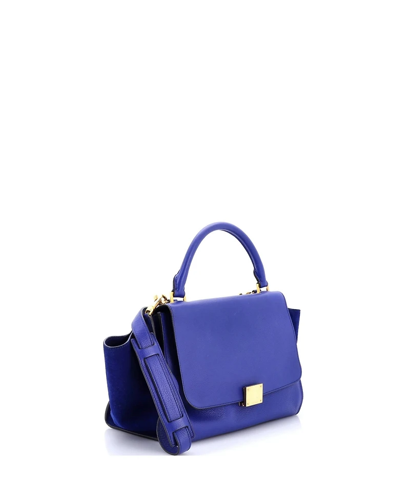 Pre-Owned Celine Small Trapeze Bag Leather