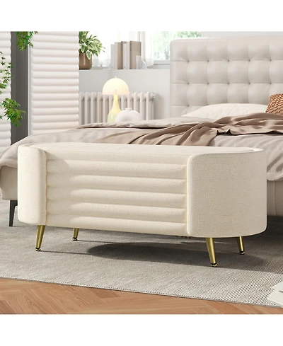Rainsken Storage Ottoman