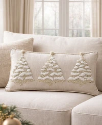 Vibhsa Christmas Tree Decorative Pillow, 30" x 14"