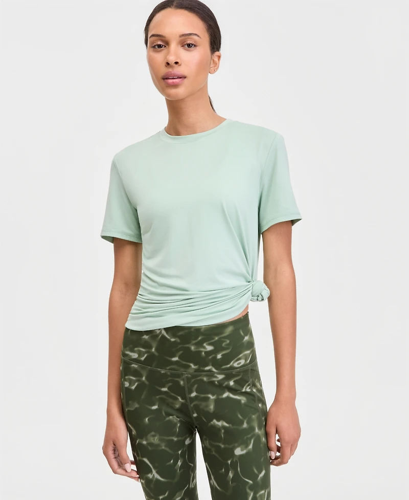 Id Ideology Women's Performance Crewneck T-Shirt, Macy's Exclusive