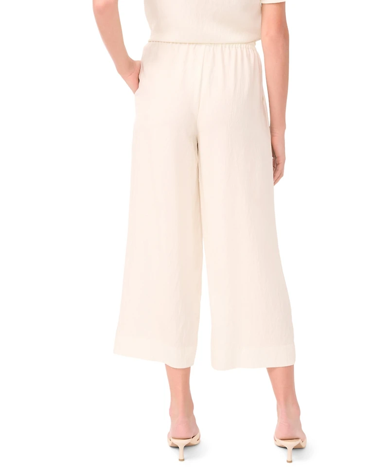 Vince Camuto Women's Smocked-Waist Wide-Leg Pants