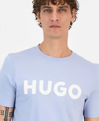 Hugo Boss Men's Dulivio Cotton Logo Crewneck T-Shirt