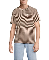 Lands' End Men's Short Sleeve Cotton Linen Tee