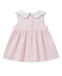 Sperry Baby Girls' Striped Dress, Bloomers and Hat, 3-Piece Set