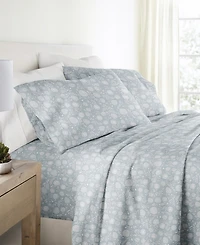 ienjoy Home Long Staple 300-Thread Count Cotton Pattern -Pc. Sheet Set