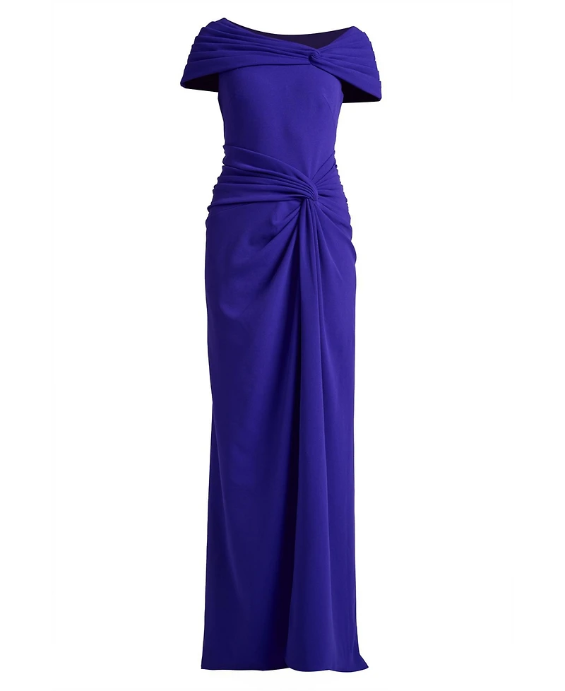Tadashi Shoji Perkins Asymmetric Draped Gown