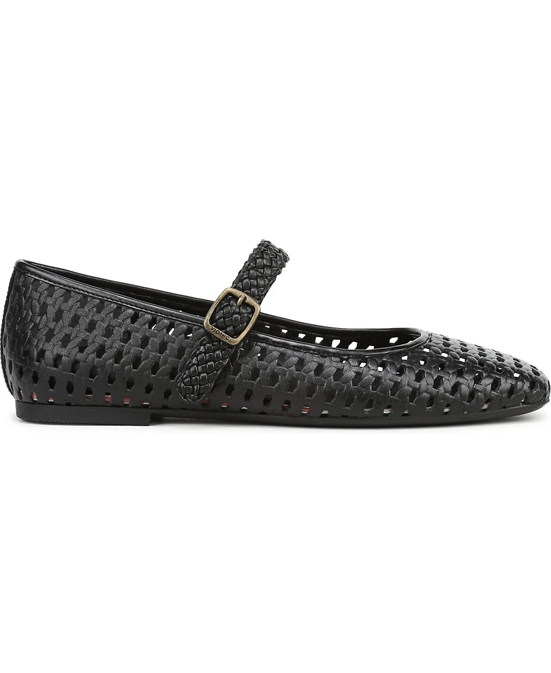 Vionic Womens Alameda Woven Mary Jane Flats