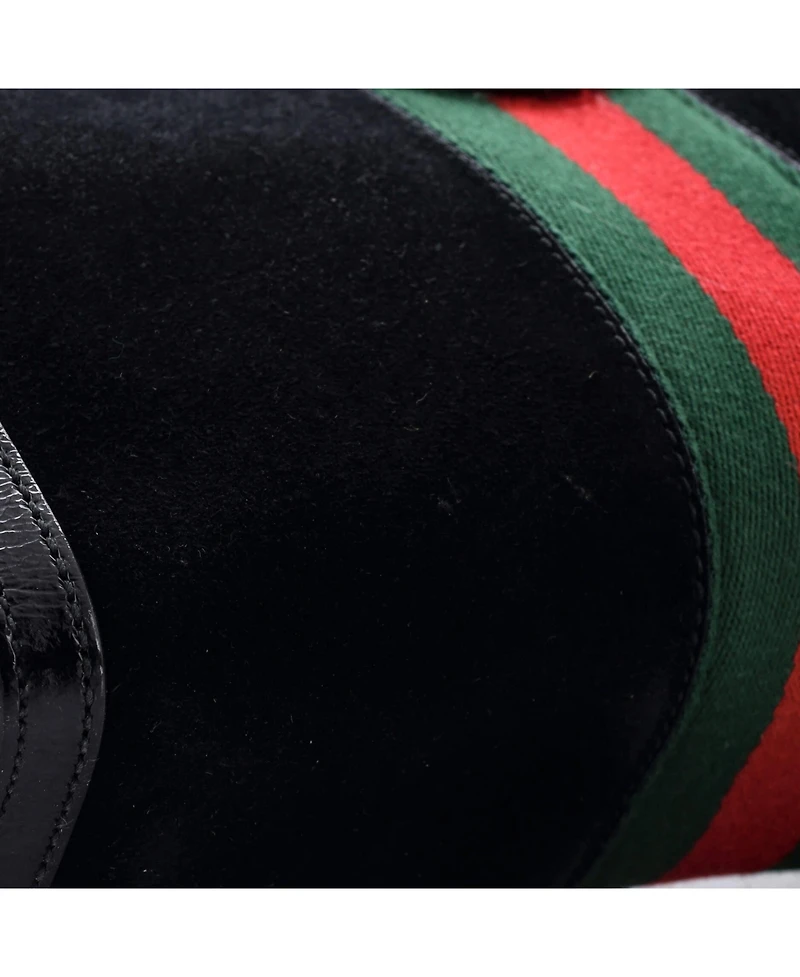 Pre-Owned Gucci Small Ophidia Chain Shoulder Bag Suede