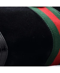 Pre-Owned Gucci Small Ophidia Chain Shoulder Bag Suede