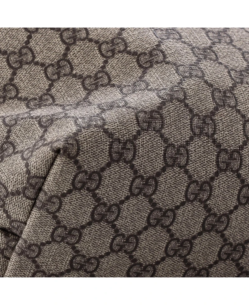 Pre-Owned Gucci Large Plus Tote Gg Coated Canvas with Leather