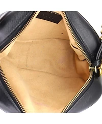 Pre-Owned Gucci Mini Gg Marmont Shoulder Bag Matelasse Leather