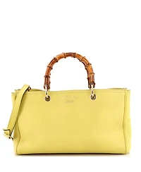 Pre-Owned Gucci Medium Bamboo Shopper Tote Leather