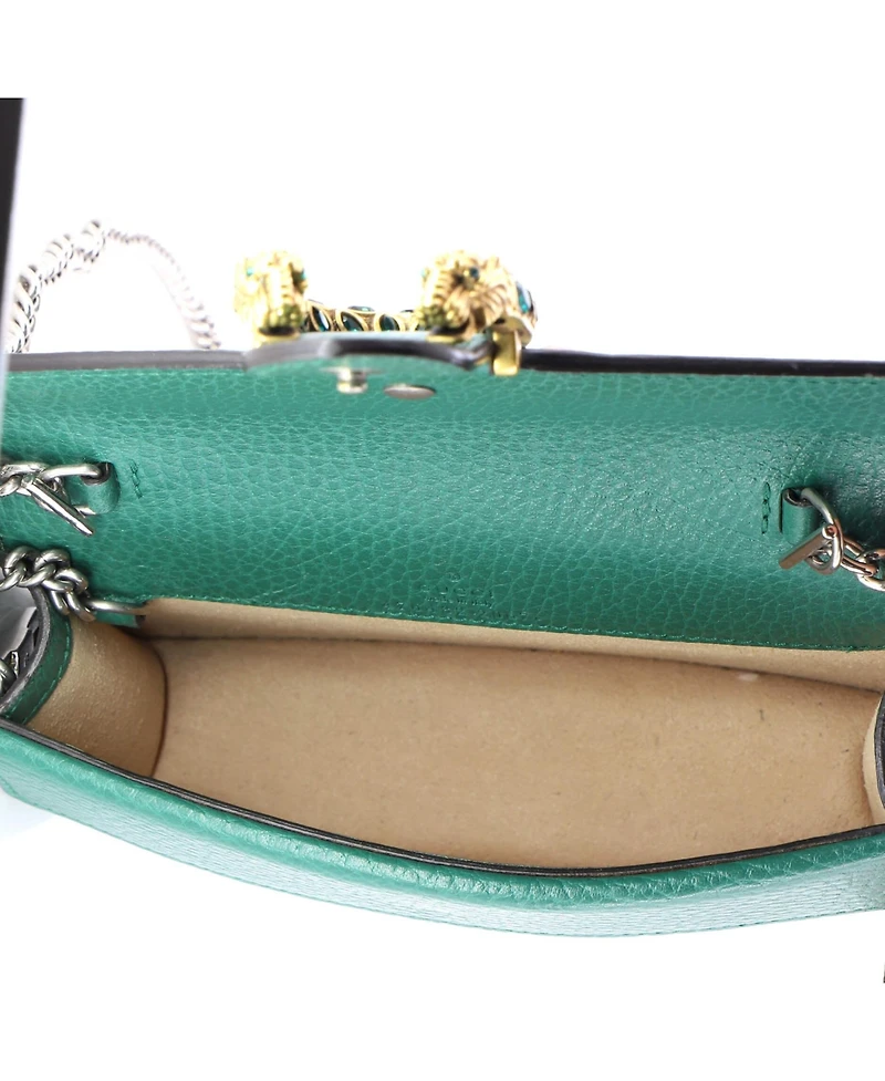 Pre-Owned Gucci Super Mini Dionysus Bag Leather