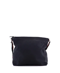 Pre-Owned Gucci Medium Front Pocket Web Messenger Gg Canvas