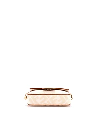 Pre-Owned Fendi Mini Baguette Nm Bag Zucca Embroidered Canvas