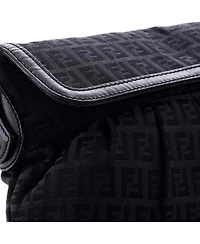 Pre-Owned Fendi Small Chef Flap Bag Zucca Canvas