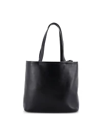 Pre-Owned Prada Small Logo Convertible Open Tote Leather