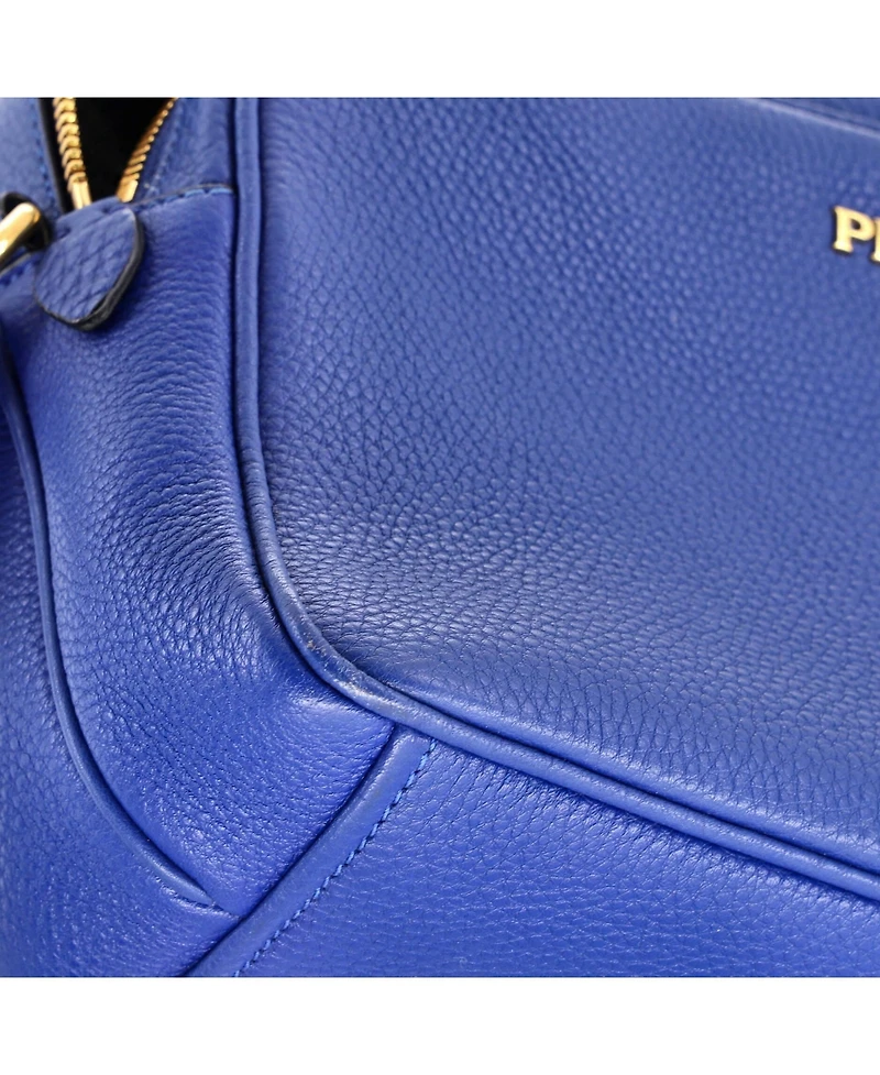 Pre-Owned Prada Medium Double Zip Camera Bag Vitello Phenix