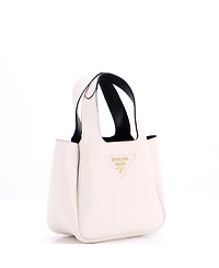 Pre-Owned Prada Mini Flou Dynamique Open Tote Vitello Daino