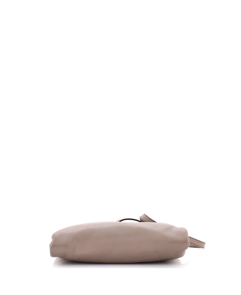 Pre-Owned Prada Mini Flat Zip Crossbody Bag Vitello Daino