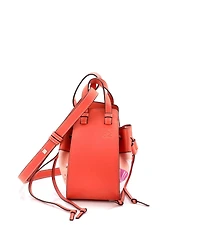 Pre-Owned Loewe Mini Hammock Bag Leather and Printed Canvas