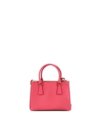 Pre-Owned Prada Small Galleria Double Zip Tote Saffiano Leather