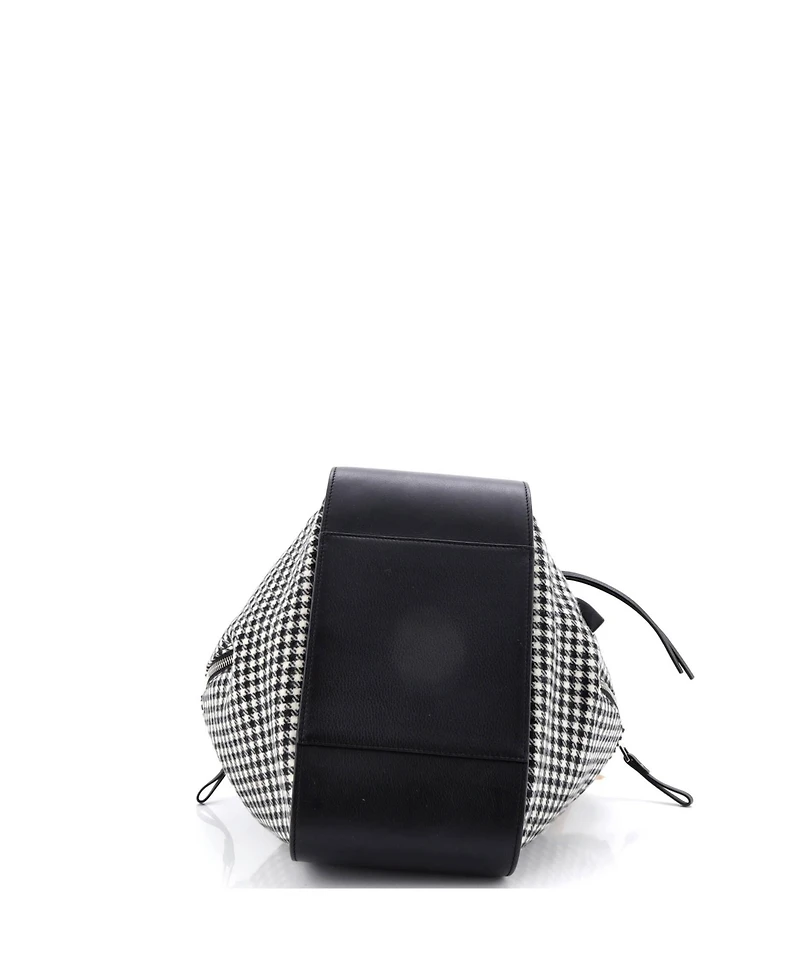 Pre-Owned Loewe Small Hammock Bag Leather and Tweed