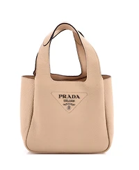 Pre-Owned Prada Mini Dynamique Hobo Vitello Daino