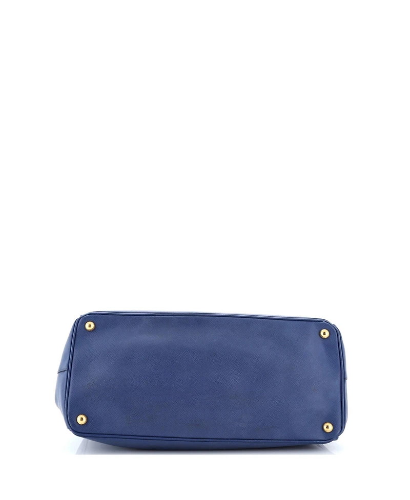 Pre-Owned Prada Large Double Zip Lux Tote Saffiano Leather