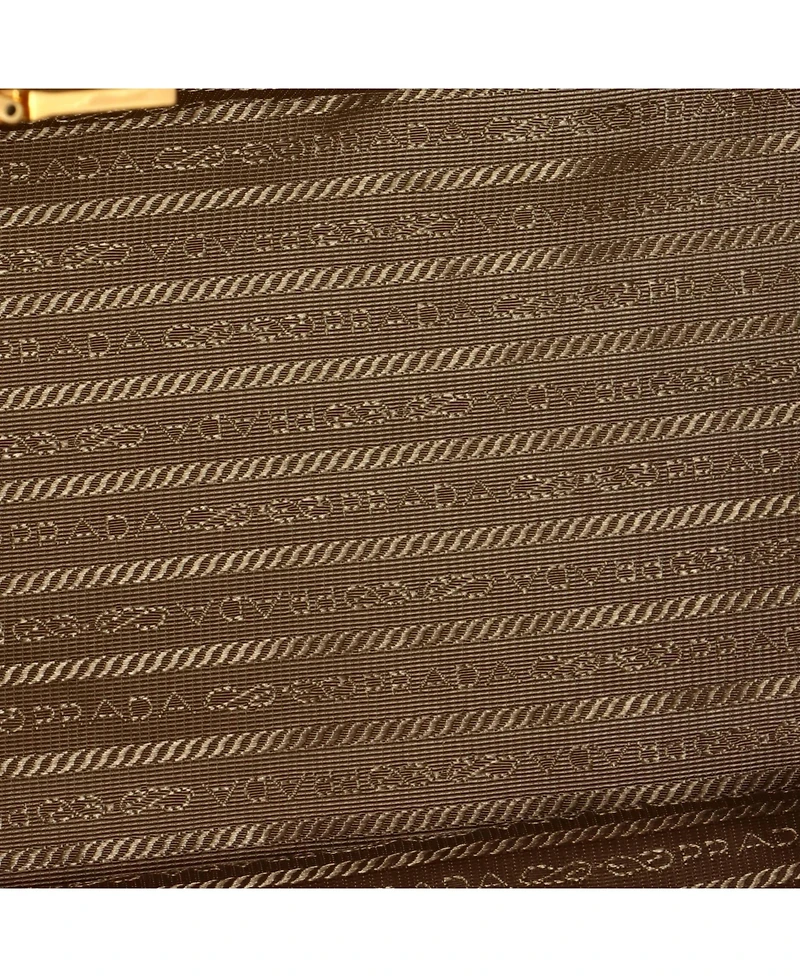 Pre-Owned Prada Large Double Zip Lux Tote Saffiano Leather