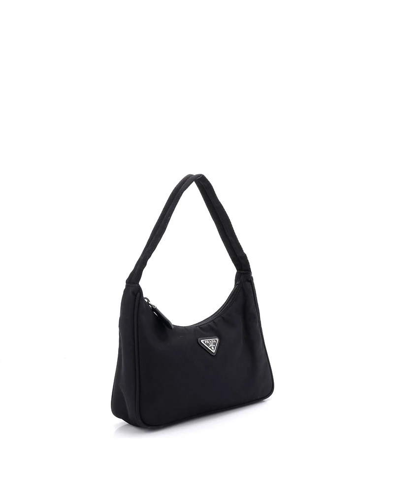 Pre-Owned Prada Mini Re-Edition 2000 Hobo Tessuto