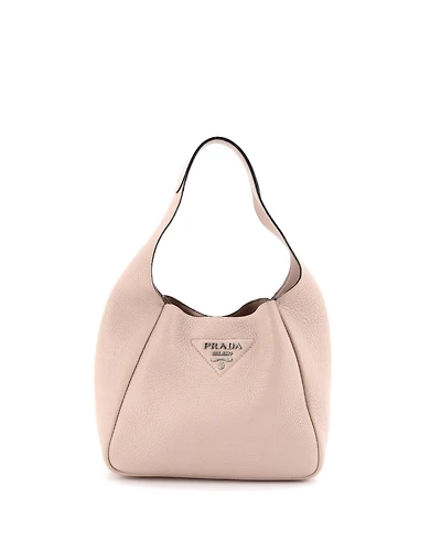 Pre-Owned Prada Small Dynamique Hobo Vitello Daino