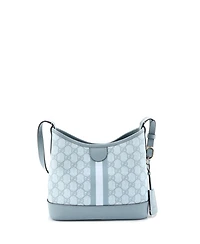 Pre-Owned Gucci Small Ophidia Open Bucket Bag Gg Coated Canvas with Leather