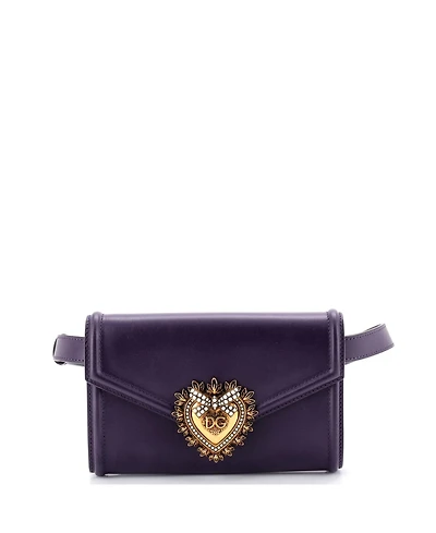 Pre-Owned Dolce and Gabbana Devotion Belt Bag Leather