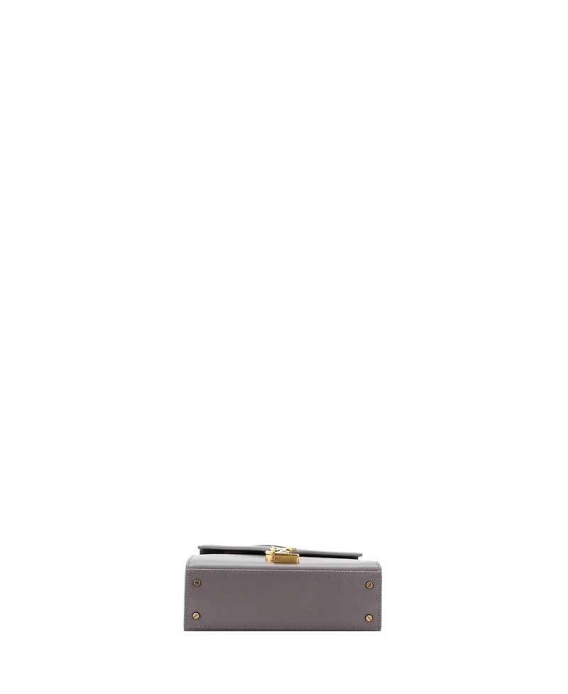 Pre-Owned Saint Laurent Mini Cassandra Top Handle Bag Leather