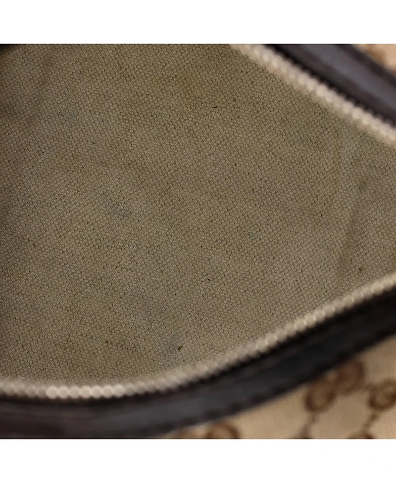 Pre-Owned Gucci Medium Vintage Web Boston Bag Gg Canvas