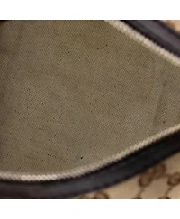 Pre-Owned Gucci Medium Vintage Web Boston Bag Gg Canvas