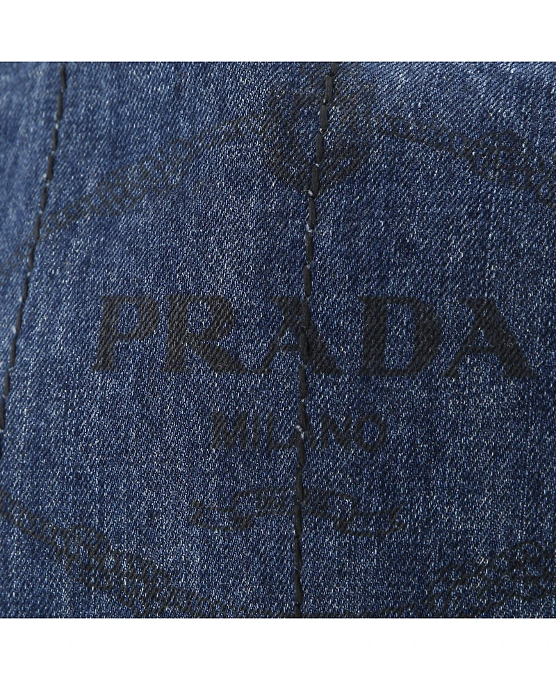 Pre-Owned Prada Mini Canapa Convertible Tote Denim