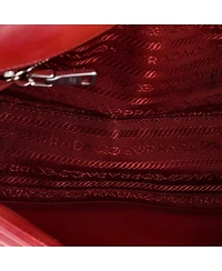 Pre-Owned Prada Medium Chain Flap Shoulder Bag Diagramme Quilted Leather