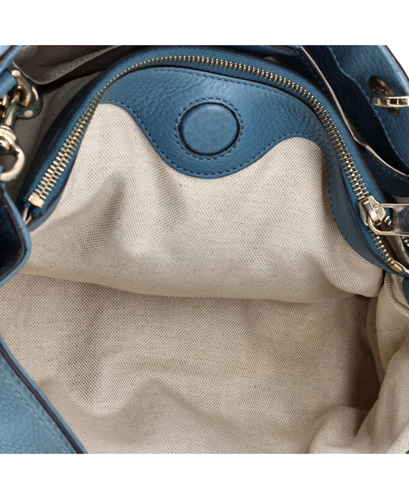 Pre-Owned Gucci Medium Bamboo Shopper Tote Leather