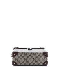 Pre-Owned Gucci Bamboo Globe-Trotter Vanity Case Gg Coated Canvas