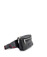 Pre-Owned Gucci Small Soft Zip Belt Bag Printed Gg Coated Canvas