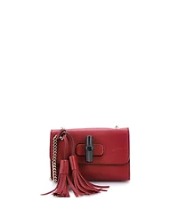 Pre-Owned Gucci Small Miss Bamboo Shoulder Bag Leather