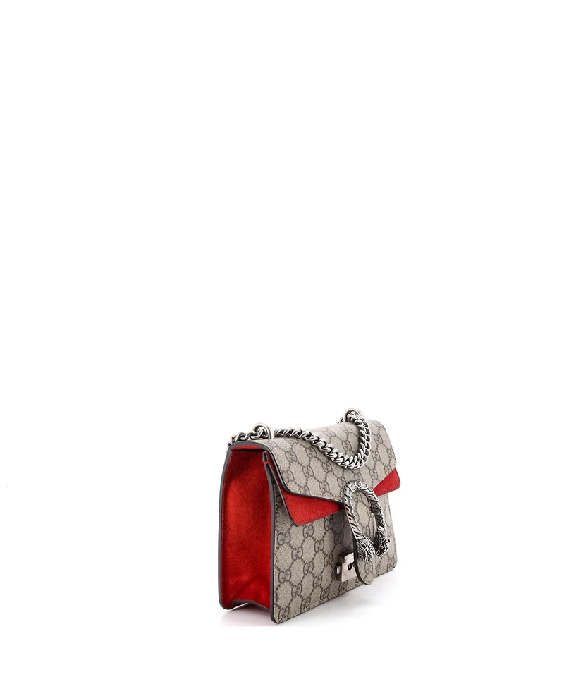 Pre-Owned Gucci Mini Dionysus Bag Gg Coated Canvas