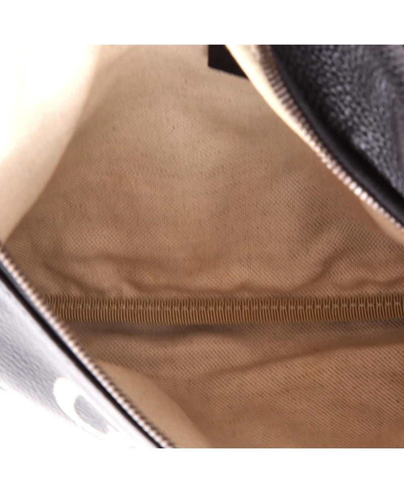 Pre-Owned Gucci Medium Logo Belt Bag Printed Leather