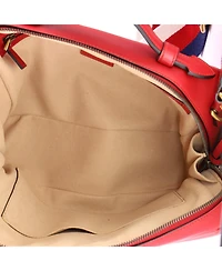 Pre-Owned Gucci Small Gg Marmont Zip Around Camera Bag Matelasse Leather