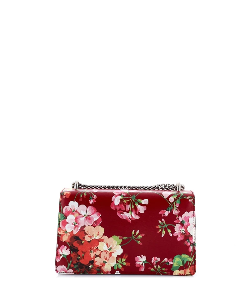 Pre-Owned Gucci Small Dionysus Bag Blooms Print Leather
